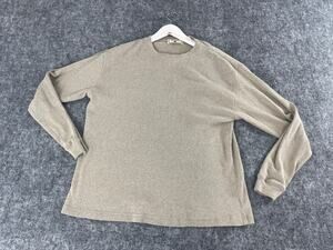 Great Plains Vintage Sweater Women Medium Beige Pullover Loose Relax Fit N238